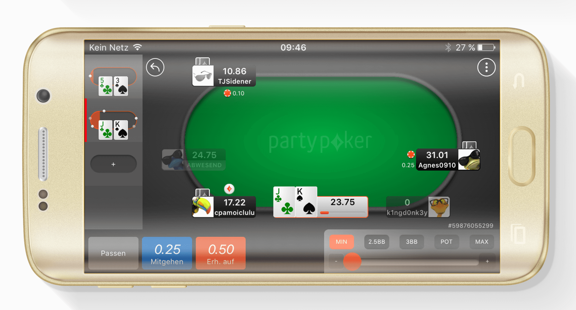 online poker ipad real money